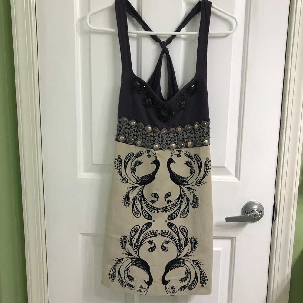 Free people dress size 6. Cool beading and designs